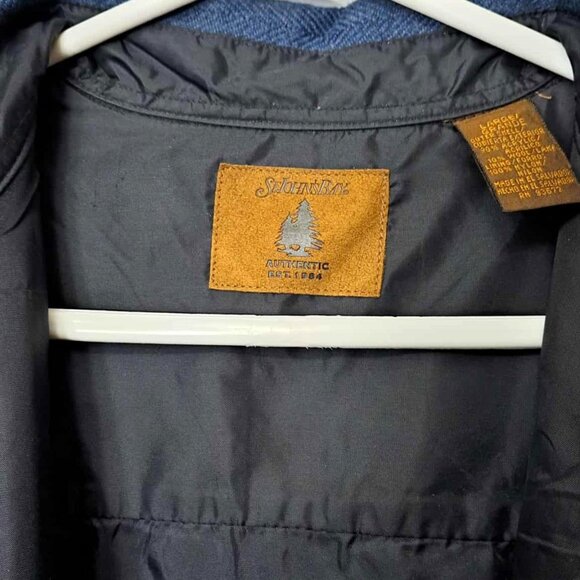 New Authentic St. John's Bay Men's Classic Shacket Jacket Made in El Salvador - Picture 4 of 4